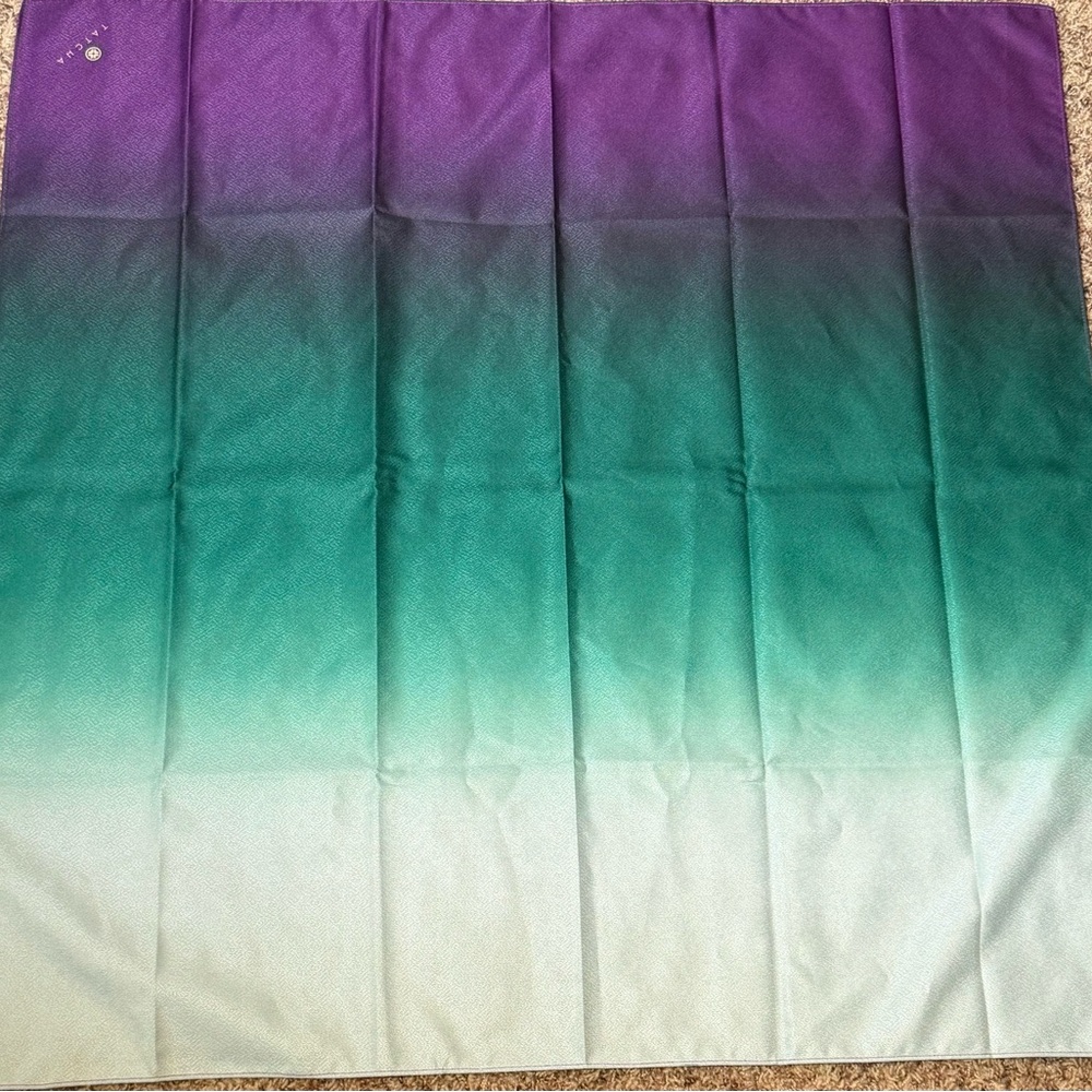 Tatcha Purple and Green Ombre Scarf‎ .  Very beautiful